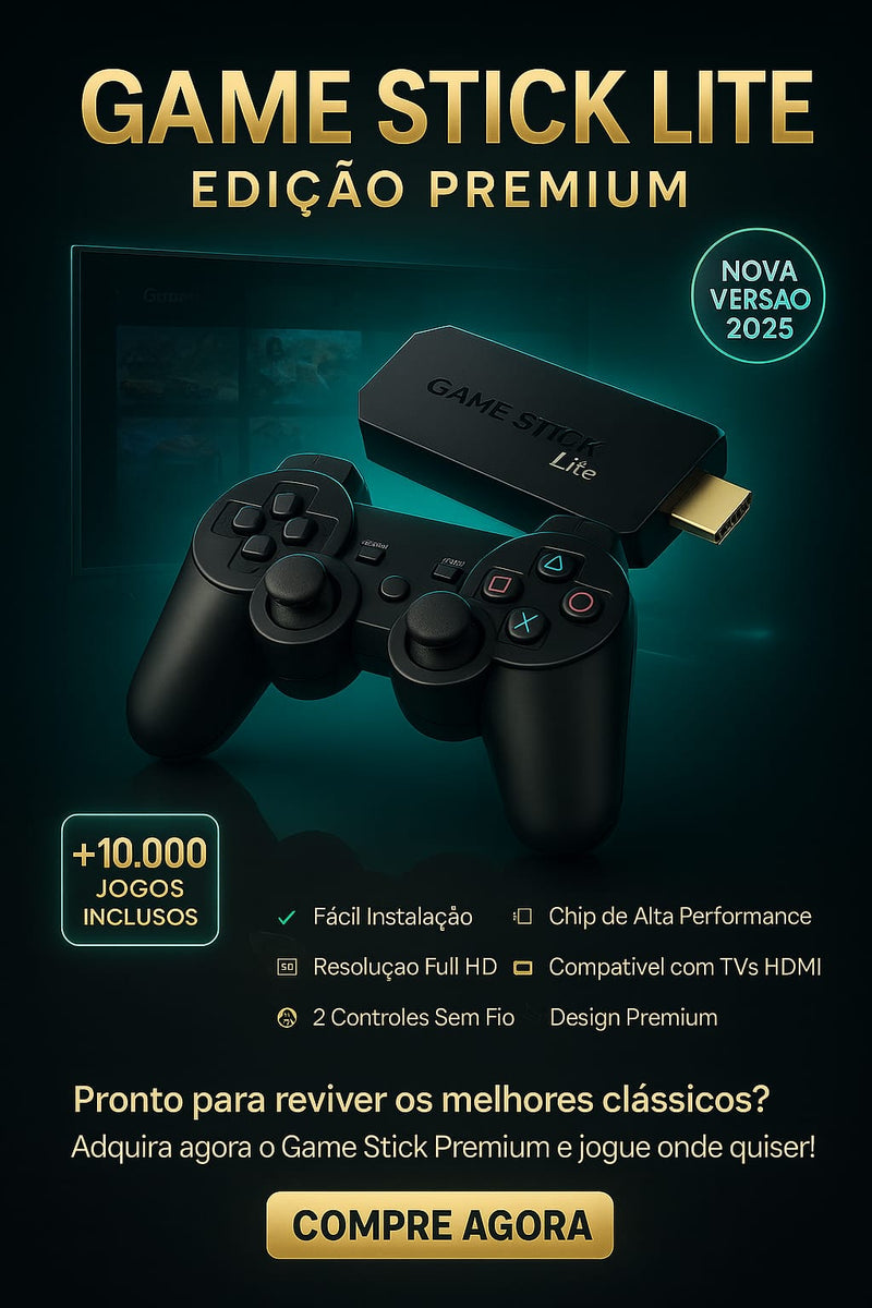 🎮 GameStation Infinity 4K – Mais de 20.000 Jogos em Um Só Dispositivo!